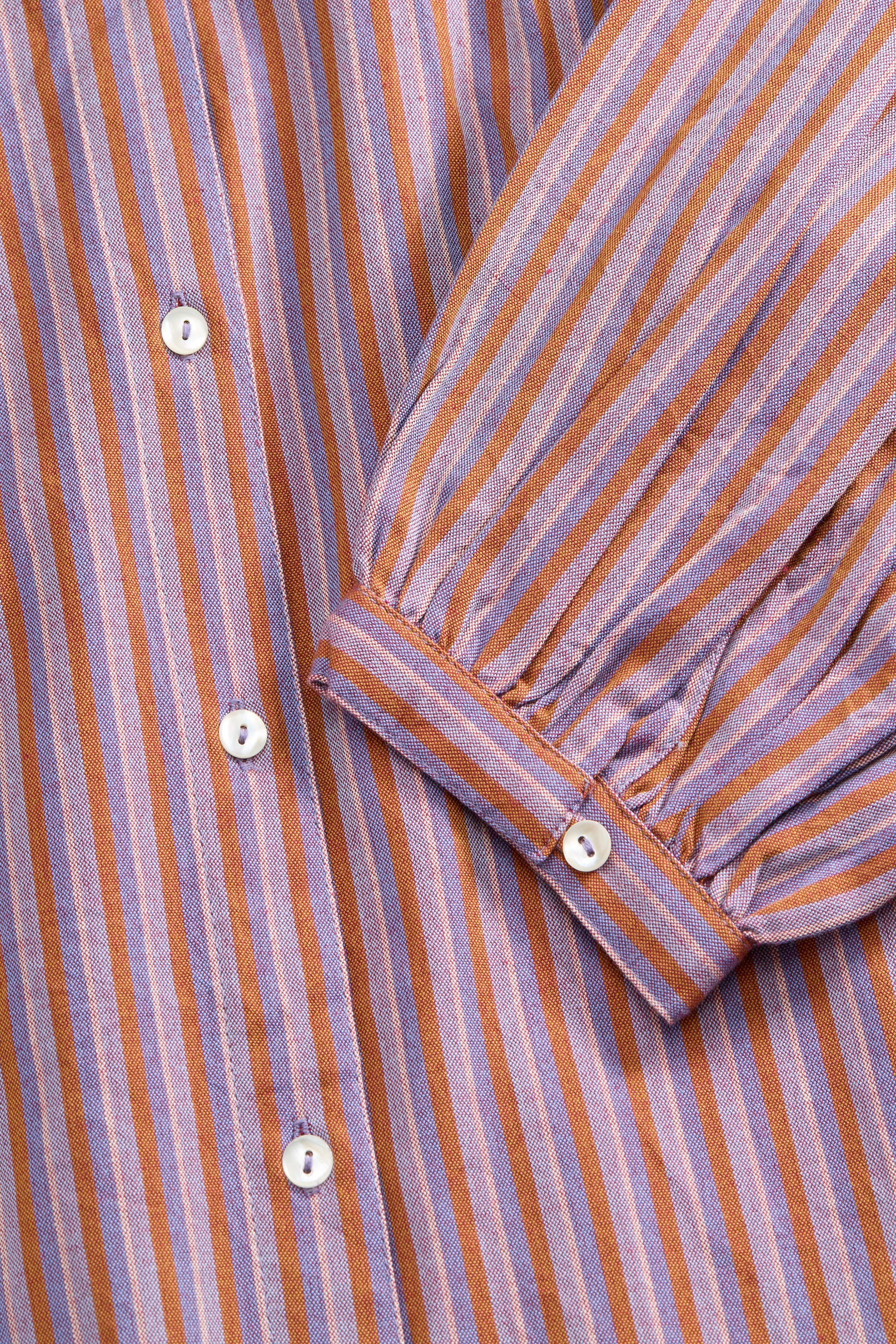 Skall Studio Rita shirt Shirt Violet/Orange stripe